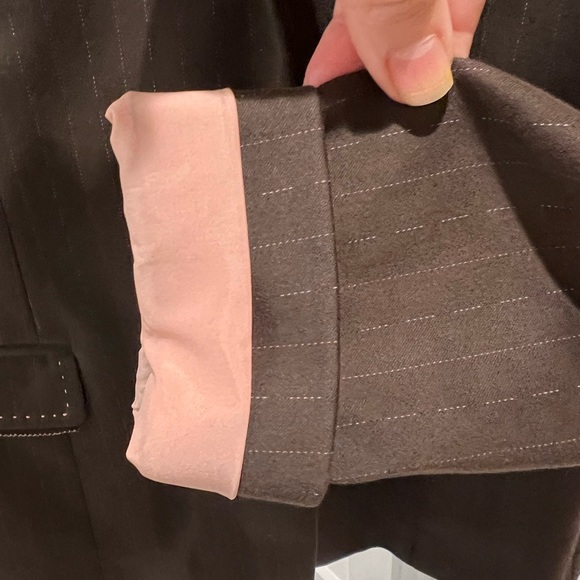 Elie Tahari brown and pink blazer - Picture 3 of 10